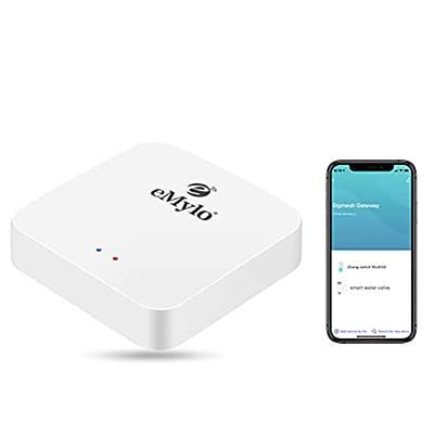  MOES Tuya ZigBee 3.0 Hub/Wired Gateway, WiFi Smart Home Bridge  Remote Controller, Compatible with Alexa/Google Assistant, Work with Tuya  ZigBee Smart Device, White : Electronics
