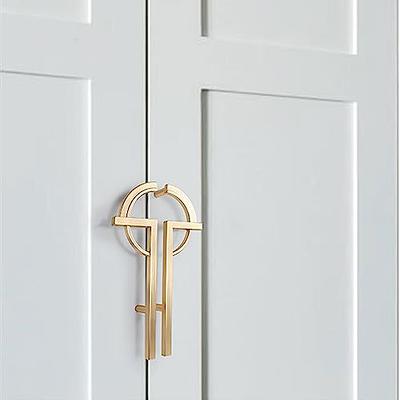 Brass Pull Handle, Cross Design