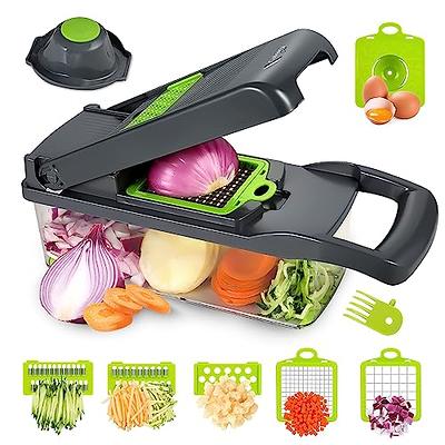 Electric Vegetable Fruit Salad Food Chopper Cutter Slicer Dicer Shredder