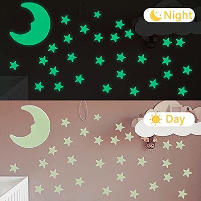 Glow In The Dark Stars For Ceiling,glow In The Dark Stars And Moon Wall  Decals,ceiling Stars Glow In The Dark Kids Wall Decors