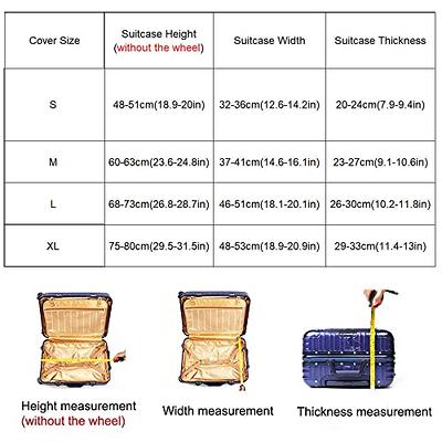 Travel Suitcase Protector African American Girl Stamp Map Elastic  Protective Washable Luggage Cover With Concealed Zipper Suitable For 18-32  Inch