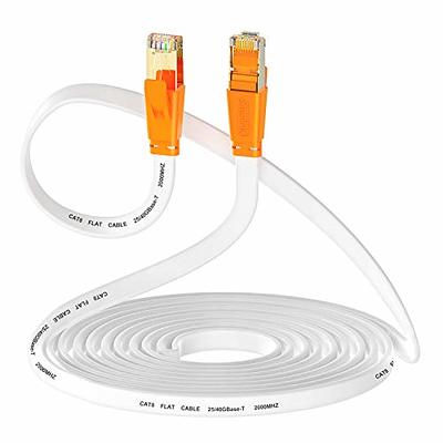  Cat 6 Outdoor Ethernet Cable 100 ft, Adoreen Gbps Heavy Duty  Internet Cable (from 25-300 feet) Support POE Cat6 Cat 5e Cat 5 Network  Cable RJ45 Patch Cord, UV Waterproof Direct