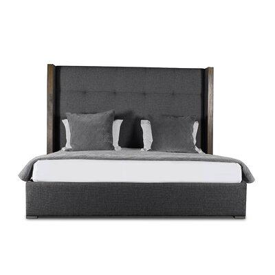 Brayden Dark Grey Fabric Queen Size Bedframe