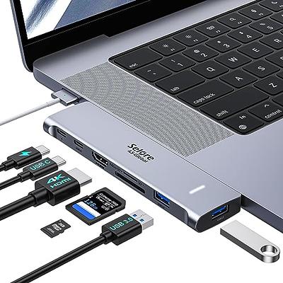 Adaptateur pour MacBook Pro 2019/2018/2017 Hub USB C, Adaptateur