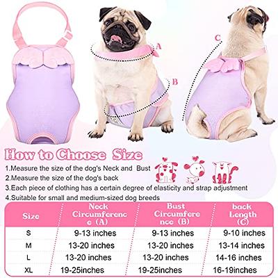 3 Pieces Dog Diaper Striped Sanitary Pantie with Adjustable Suspender Washable  Reusable Puppy Sanitary Panties Cute Pet Underwear Diaper Jumpsuits for Female  Dogs (Delicate Pattern, S) - Yahoo Shopping