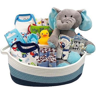 Baby Boy Shower Basket