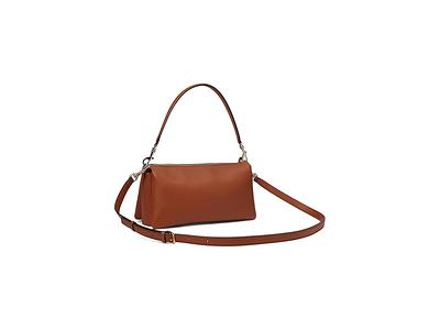 Mcm Medium Mode Travia Leather Hobo Bag in Cognac