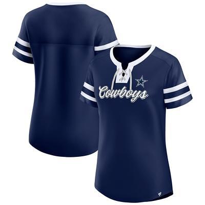 Men's Fanatics Branded Navy Dallas Cowboys Team Authentic Personalized Name  & Number T-Shirt