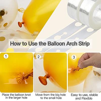 Balloon Arch Kit 98.5ft Balloon Tape & 600pcs Balloon Glue Point
