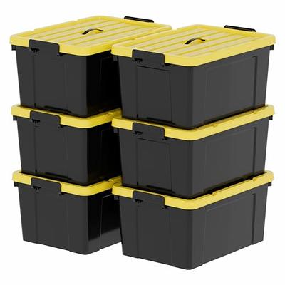 Citylife 1.3 QT 10 Pack Small Storage Bins Plastic Storage