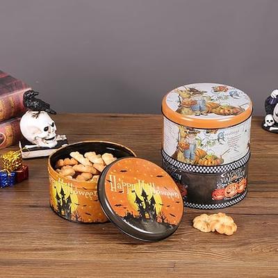 Round Cookie Tin Box  Tin boxes, Confectionery, Cookie tins