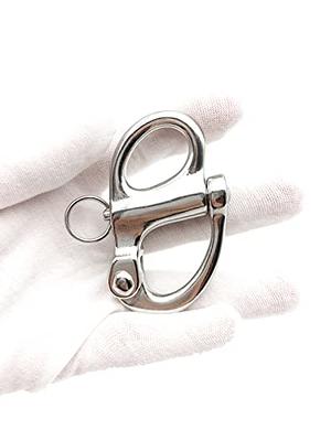 10PCS 1.77 Inch Stainless Steel Clip Spring-Snap Hook,EDC Mini Carabiner  Custom Quick Release Hook for ​Outdoor Key Chain Camping Fishing Hiking  Traveling - Yahoo Shopping