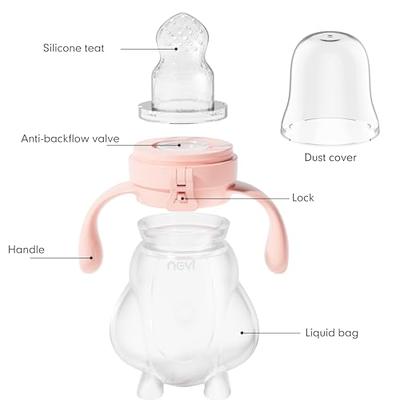 Haakaa Baby Fruit Food Feeder & Mini Freezer Nibble Tray Combo, Breastmilk  Popsicle Molds for Baby Cooling Relief, BPA Free Silicone Feeder for Safe