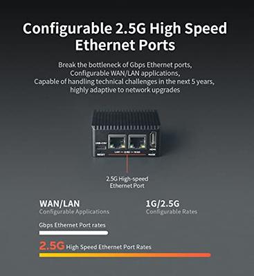 Nanopi R5C Mini WiFi Router OpenWRT with Dual PCIe 2.5Gbps