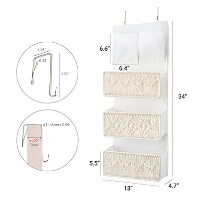 Juvale Metal Over The Door Hanging Organizer Rack For Pantry