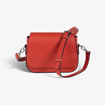 Woman's Minimalist Leather Crossbody Bag