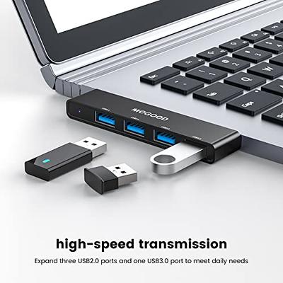 Etokfoks USB 3.0 Hub, 4 Port USB Hub Splitter, Portable USB