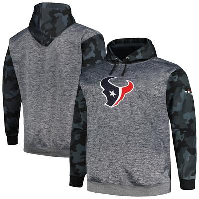 Women's Fanatics Branded Heather Gray Houston Texans Classic Outline Pullover Hoodie