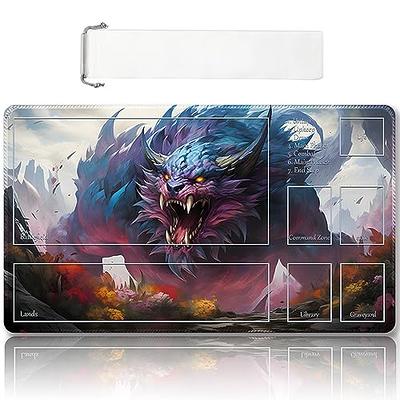 Playprodiycustom Big Playmat For Magic The Gathering - Stitched Edges,  Natural Rubber