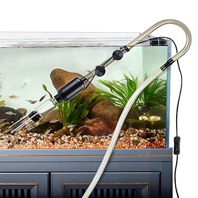 Aquarium Gravel Cleaner Siphon Kit, 6 in 1 Automatic Fish Tank Cleaning  Tools Electric Removable Vacuum Water Changer for Changing Water/Removing  Detritus/Washing Sands - Yahoo Shopping