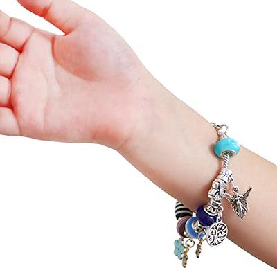 Charm Bracelet Making Kit  Jewelry making supplies beads, Mermaid crafts,  Crafts for girls