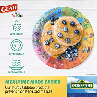 Glad for Kids 8.5-Inch Paper Plates, Unicorn Print, 20 Count