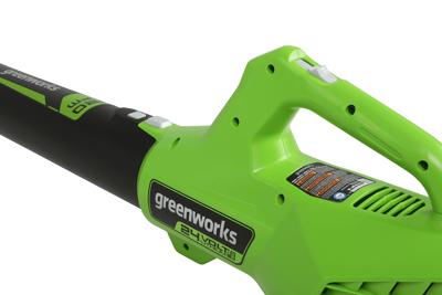 Greenworks BLF349 40V (120 MPH / 500 CFM) Axial Leaf Blower, Tool Only
