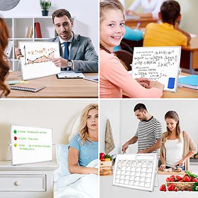 Magnetic Whiteboard 16 X 12 Inch A3 Hanging Double Sided Small