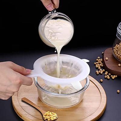 Soy Milk Wine Filter Bag Tea Coffee Oil Yogurt Juice Honey Filter Net Mesh  Kitchen Food Reusable Filter Bags Strainer