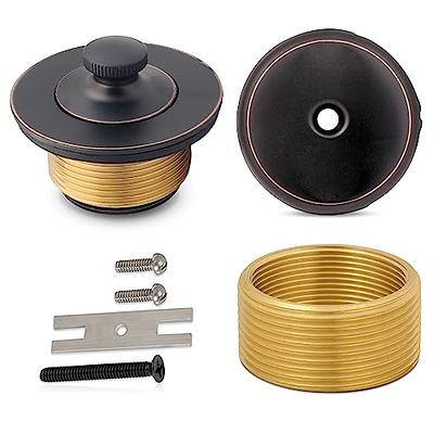 Trip Lever Bathtub Drain Assembly Stopper Kit in Oil Rubbed Bronze Color Fit for 1-1/2 inch 1-5/8 inch Strainer