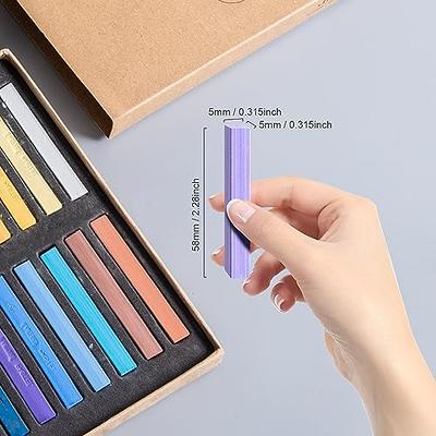 36 Colour Art Soft Pastel Craft Chalk Square Stick Pigment Kids Color  Drawing