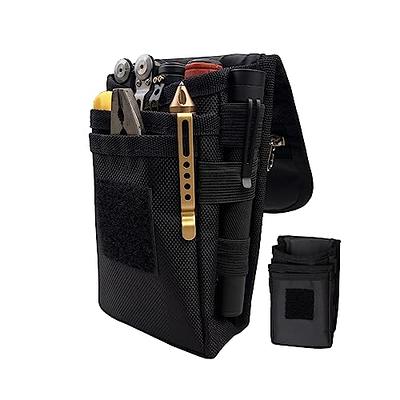 Large Smartphone Pouch, Cell Phone Pouch, Tactical Phone Holster,  Multi-Purpose Tool Holder, Tactical Carrying Case Belt Loop Pouch Men’s  Waist Pocket