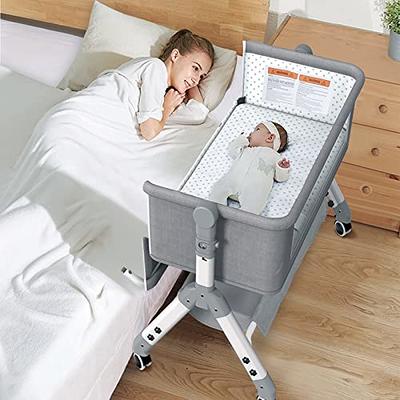 KoolerThings Baby Bassinet, Bedside Sleeper for Baby, Easy Folding