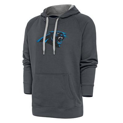 Men's Starter Heather Charcoal/Black Carolina Panthers Extreme Pullover Hoodie Size: Extra Large