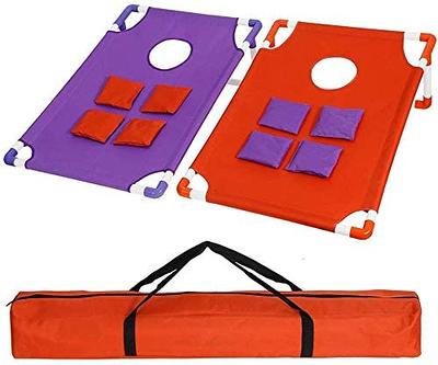 Slick Woody's Backyard Cleveland Football Cornhole Board Set in Multi-Color