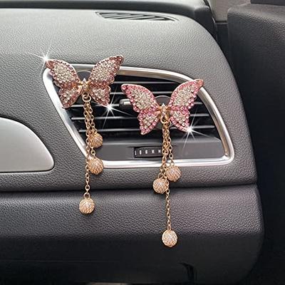 Bling Butterfly Car Air Vent Clip Charms Car Aroma Diffuser Vent