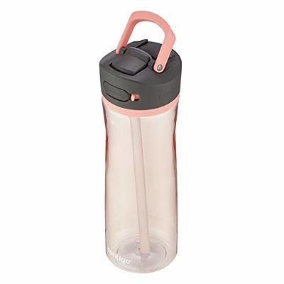 Contigo Ashland 2.0 Leak-Proof Water Bottle with Lid Lock and Angled Straw, Dishwasher  Safe Water Bottle with Interchangeable Lid, 24oz Pink Lemonade - Yahoo  Shopping