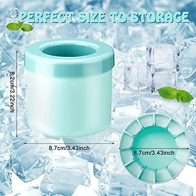 Ice Cubes Maker, Decompress Ice Lattice, Cylinder Silicone Ice