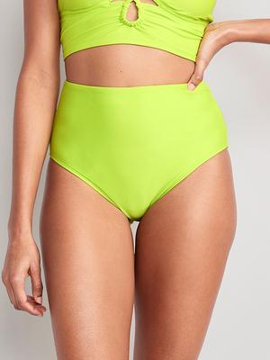 Old Navy Women's High-Waisted Bikini Swim Bottoms