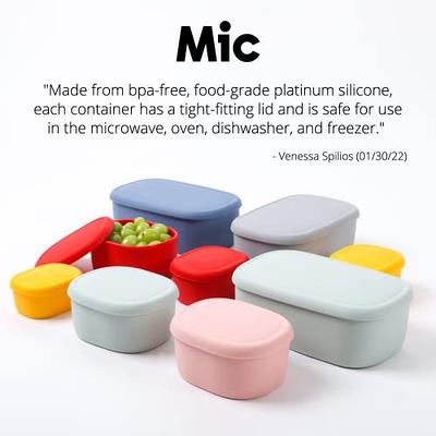 Silicone Storage Containers, S/M (set of 2)