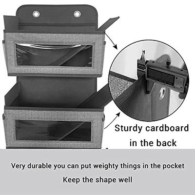 Fixwal 2 Pack Over The Door Hanging Pantry Organizer 5-Shelf Behind The  Door Storage Organizer with Clear Plastic Pockets Large Capacity for Closet