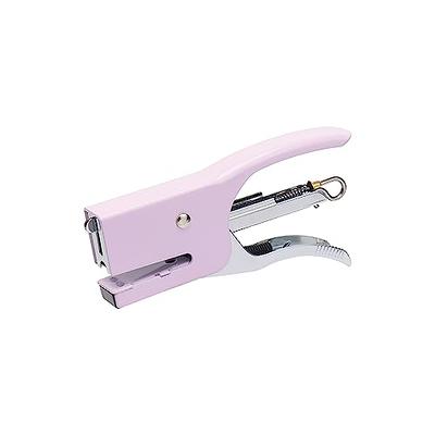 1PC Mini Plier Stapler Cute Handheld Desktop Stapler Purple