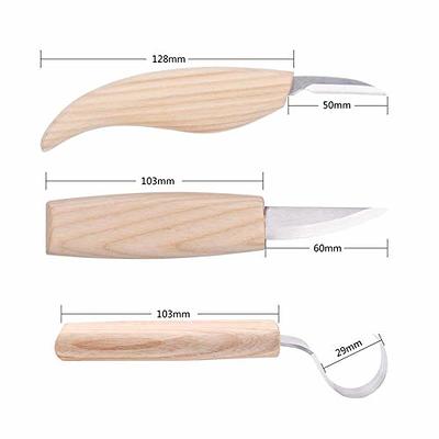 5pcs Wood Carving Tools Set+Cut Resistant Gloves,Spoon Carving