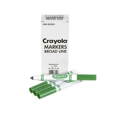 Crayola Black Washable Markers Broad Line Markers 12 Count