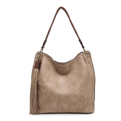 Fashion Vegan Crescent Hobo Bag, Trendy Pu Shoulder Bag, Women's