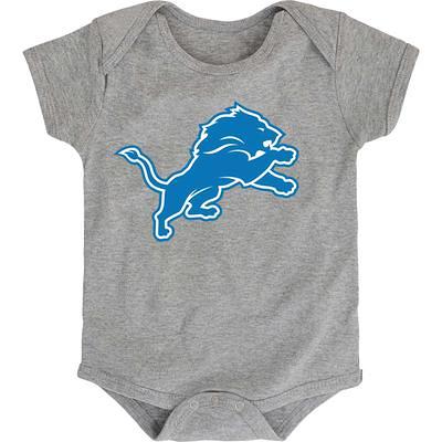 Toddler Heathered Gray/Blue Detroit Lions Sideline Hoodie & Pants Set