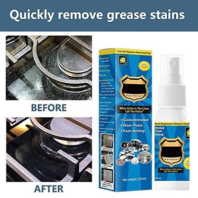 30ml/100ml Kitchen Grease Foam Cleaner Stain Remover Multi-Purpose Dirt Oil  Cleaning Bubble Spray Washing for Grills Ovens Stove