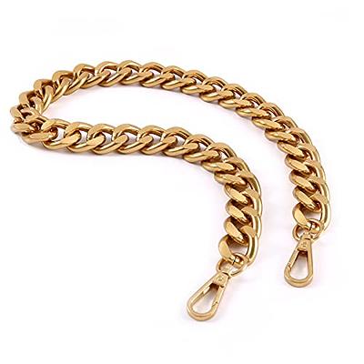 Xiazw DIY Heavy Chunky Aluminum Metal Purse Handle Bag Chains Charms