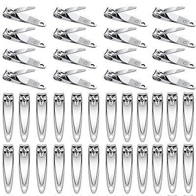 50 Pieces Fingernail Nail Clippers Bulk Thick Stainless Steel Toe Nail  Clippers Nail Cutter Set Portable Sturdy Nail Clippers for Men Women Adult  - Yahoo Shopping