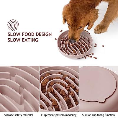 UPSKY Slow Feeder Dog Bowls Anti-Chocking Slower Feeding Dog Puzzle Bowl Puppy  Slow Eating Dog Bowl, Interactive Bloat Stop Dog Food Bowl Dishes Non-Slide  Lick Treat Bowl for Small Medium Breed Dogs